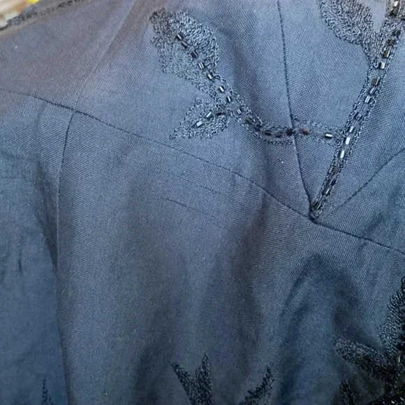 Tracy Reese Silk Cocktail Dress Black Sz 8 - Picture 8 of 8